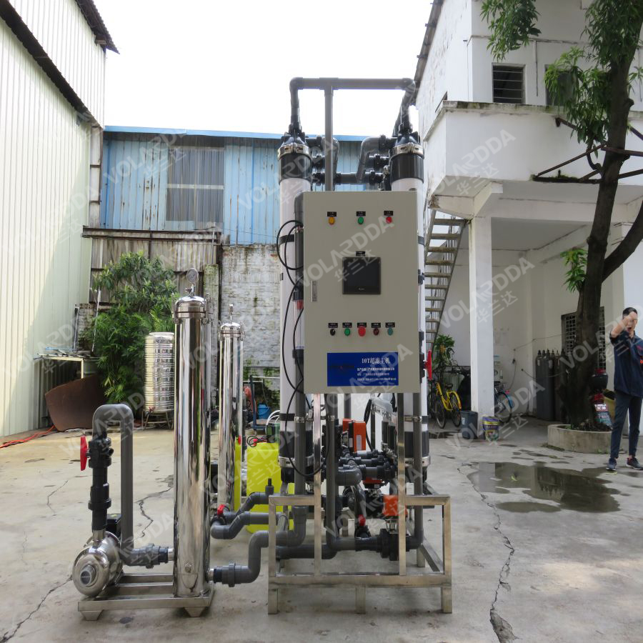 广州J9积分王中心农山村10吨雨水回用过滤设备